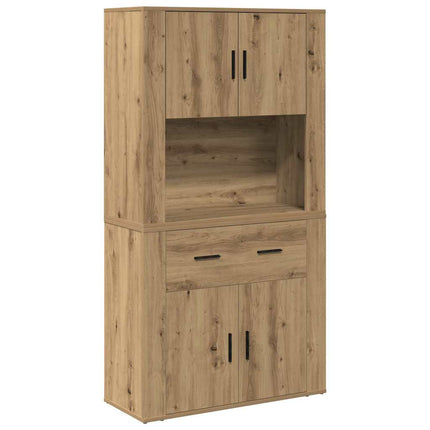 Højskab artisan eg 80 x 33 x 150 cm Konstrueret træ
