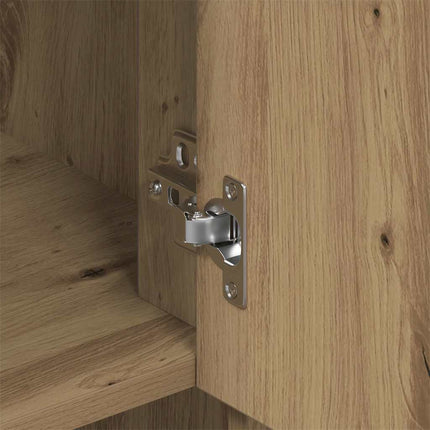 Highboard Artisan Egetræ 80 x 33 x 150 cm Konstrueret træ