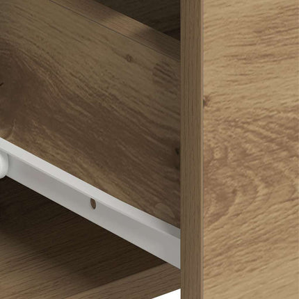 Highboard Artisan Egetræ 80 x 33 x 150 cm Konstrueret træ