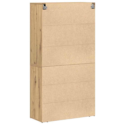 Highboard Artisan Egetræ 80 x 33 x 150 cm Konstrueret træ