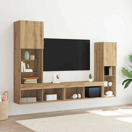 TV-skab 4 stk. artisan eg Konstrueret træ