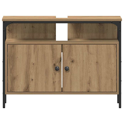 Badeværelsesvaske 3 stk. Brun 80 x 30 x 60 cm Konstrueret træ
