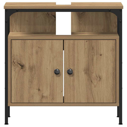 Badeværelsesvaske 3 stk. Brun 80 x 30 x 60 cm Konstrueret træ