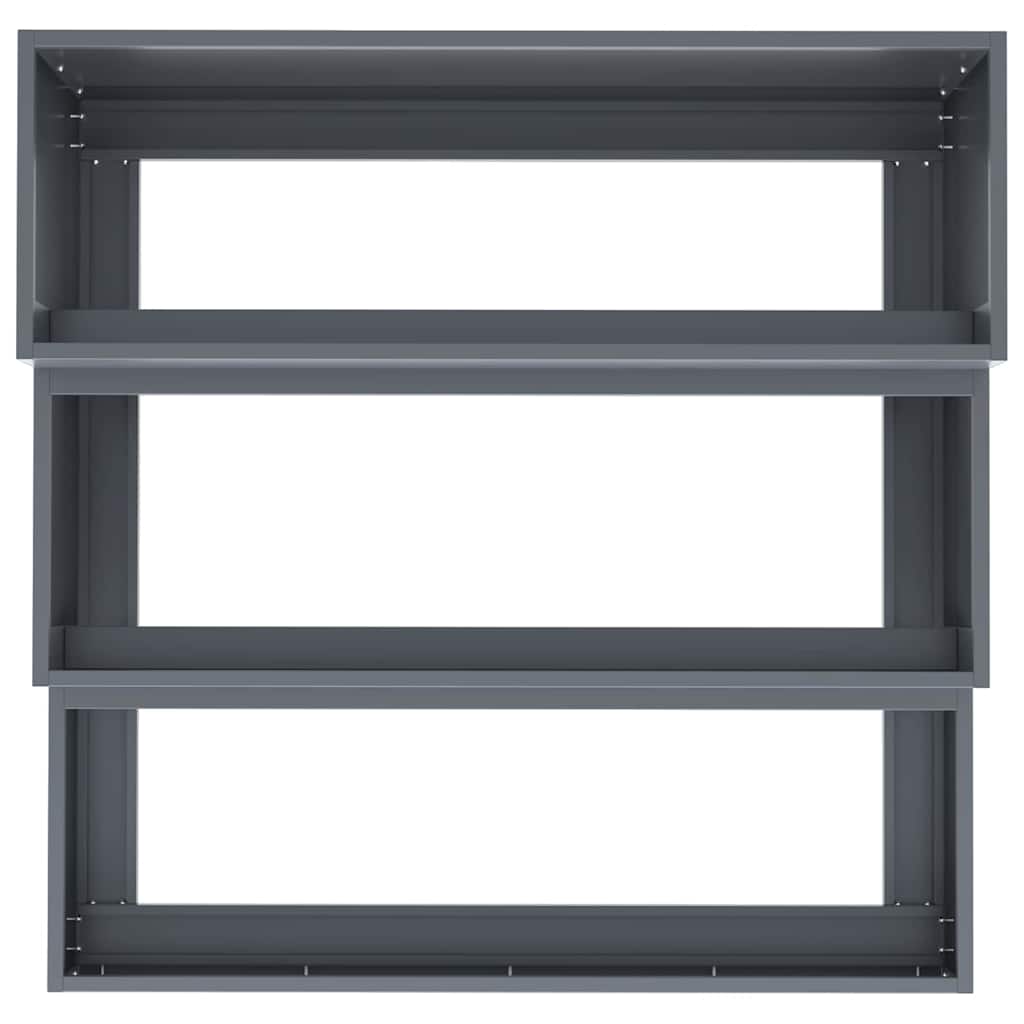 Have Blomsterkrukke Antracit 90 x 90 x 35 cm Stål