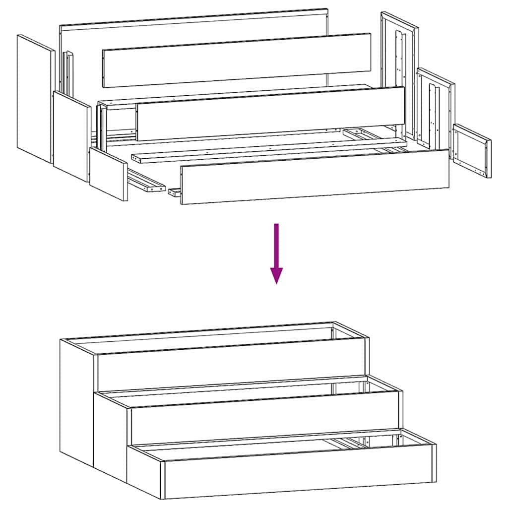 Have Blomsterkrukke Olivengrøn 90 x 90 x 35 cm Stål