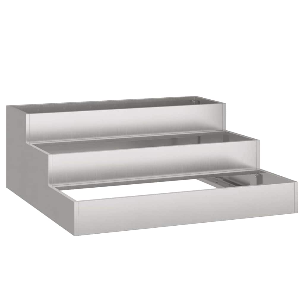 Have Blomsterkrukke Rusten 90 x 90 x 35 cm Forvitret stål