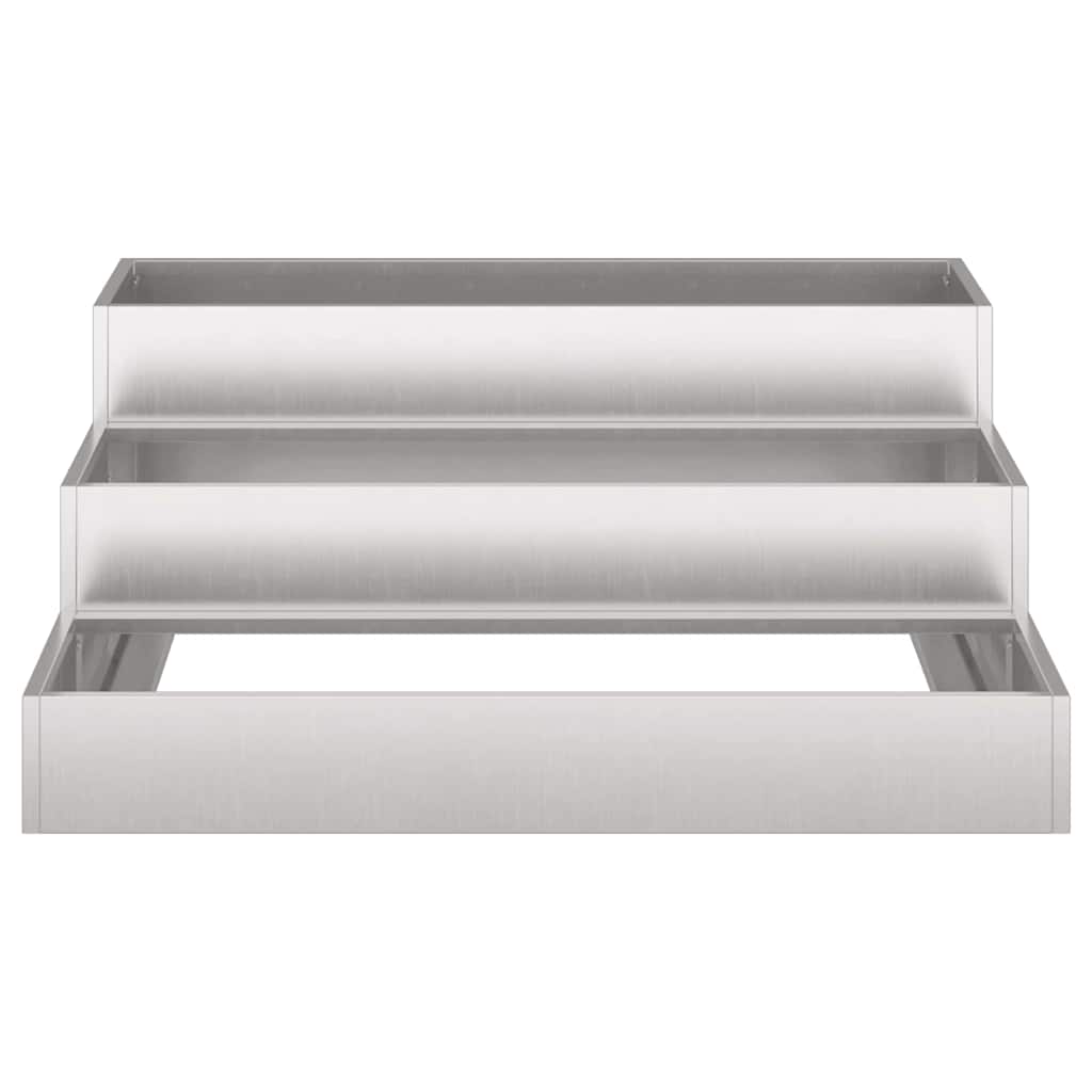 Have Blomsterkrukke Sølv 90 x 90 x 35 cm Rustfrit stål