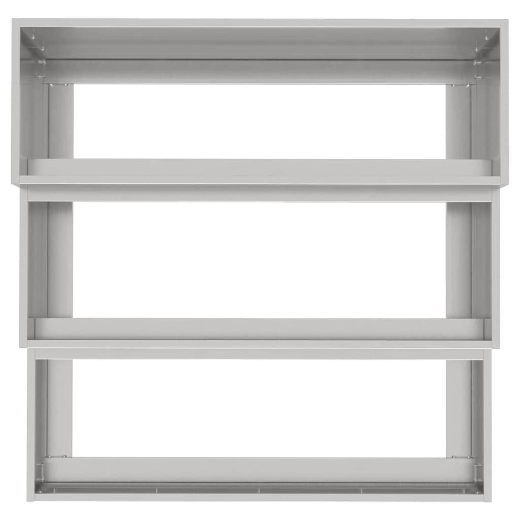 Have Blomsterkrukke Sølv 90 x 90 x 35 cm Rustfrit stål