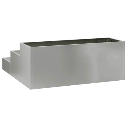 Have Blomsterkrukke Sølv 90 x 90 x 35 cm Galvaniseret stål