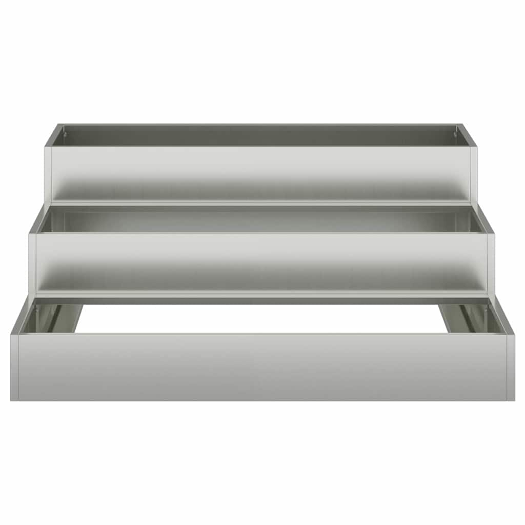 Have Blomsterkrukke Sølv 90 x 90 x 35 cm Galvaniseret stål