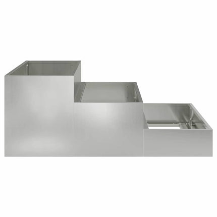 Have Blomsterkrukke Sølv 90 x 90 x 35 cm Galvaniseret stål