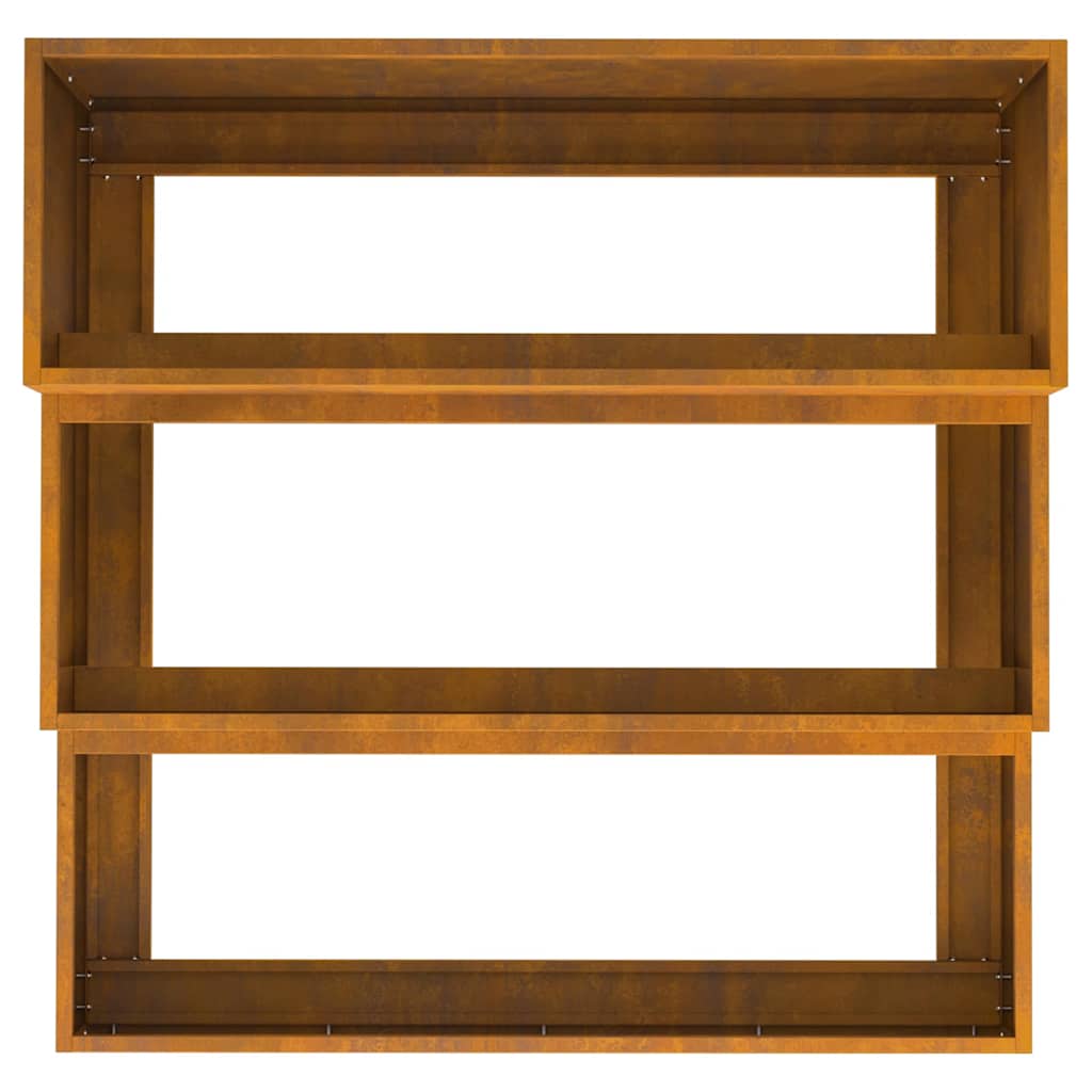 Have Blomsterkrukke Rusten 90 x 90 x 35 cm Forvitret stål