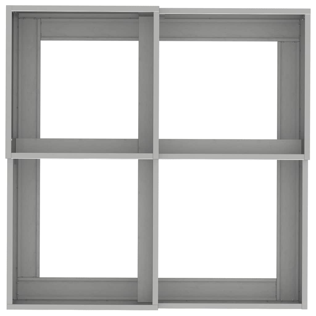 Have Blomsterkrukke Sølv 80 x 80 x 48 cm Rustfrit stål