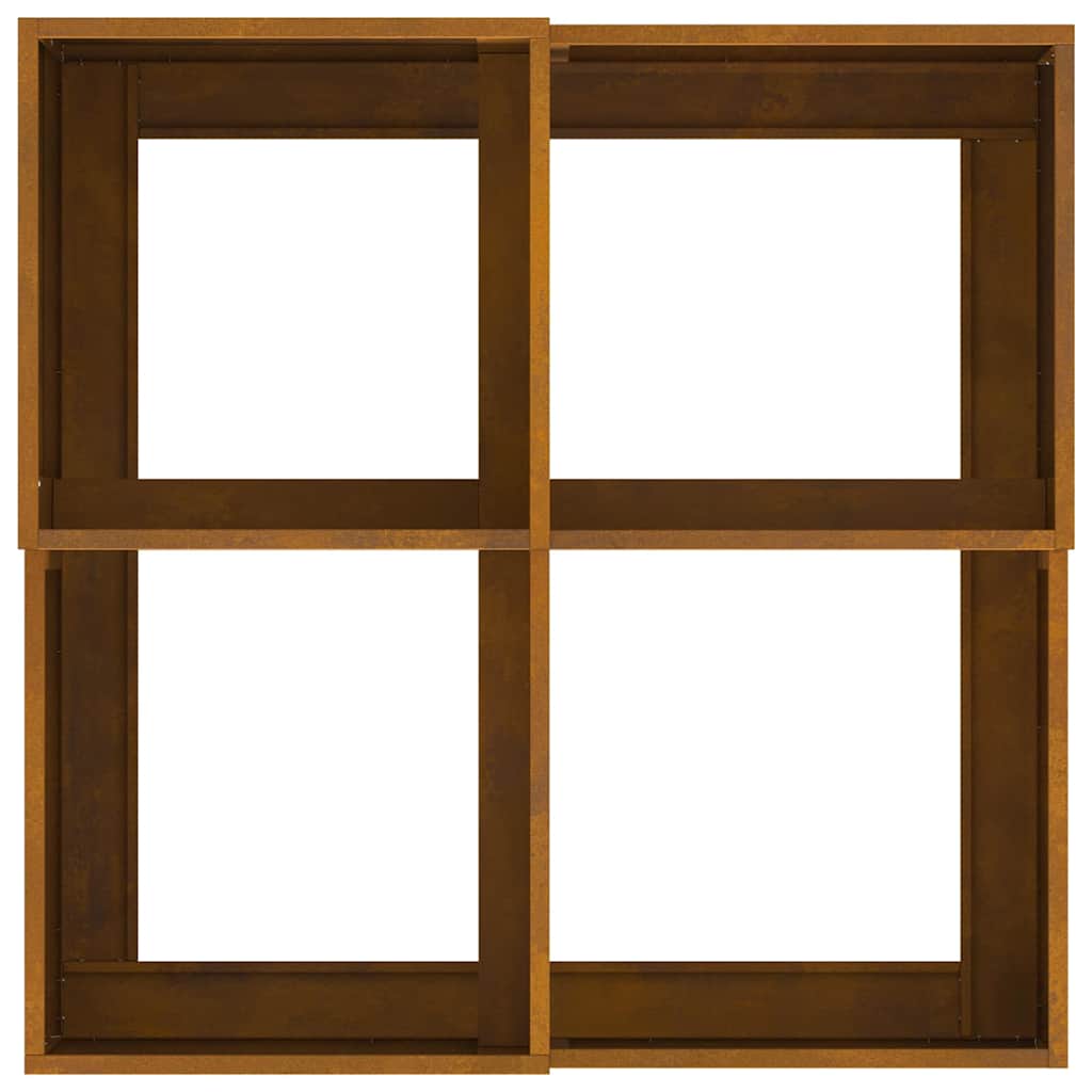 Have Blomsterkrukke Rusten 80 x 80 x 48 cm Forvitret stål