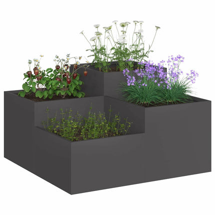 Have Blomsterkrukke Sort 100 x 100 x 48 cm Stål