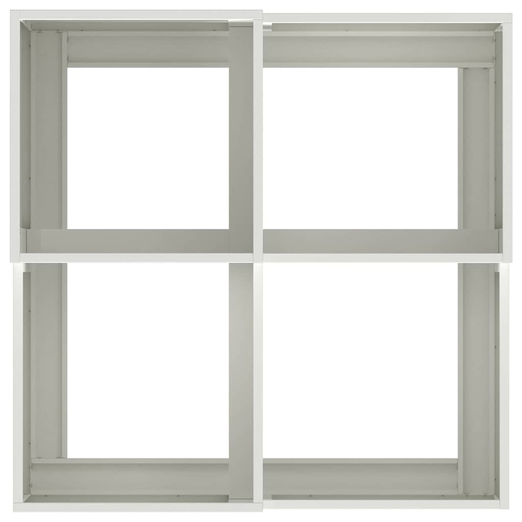 Have Blomsterkrukke Hvid 100 x 100 x 48 cm Stål