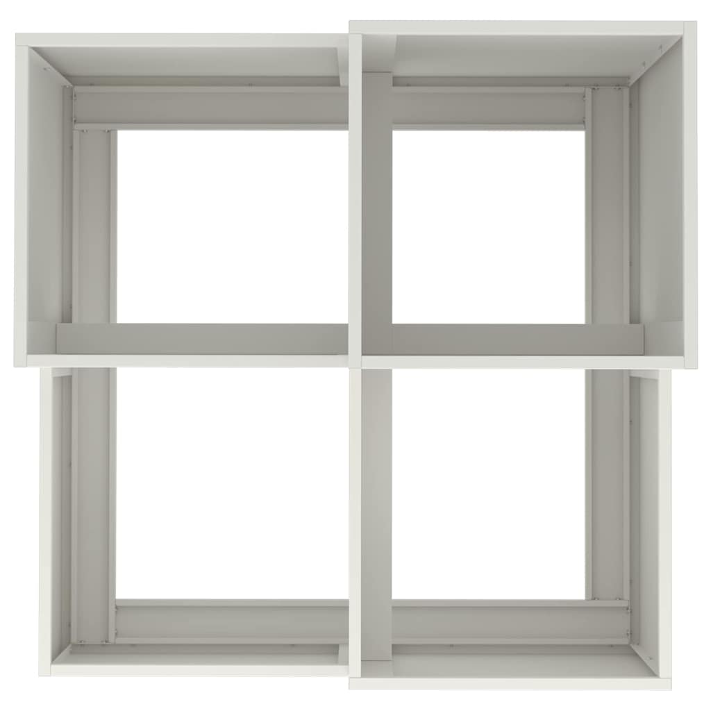 Have Blomsterkrukke Hvid 80 x 80 x 60 cm Stål