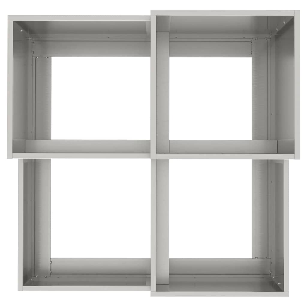 Have Blomsterkrukke Sølv 80 x 80 x 60 cm Rustfrit stål