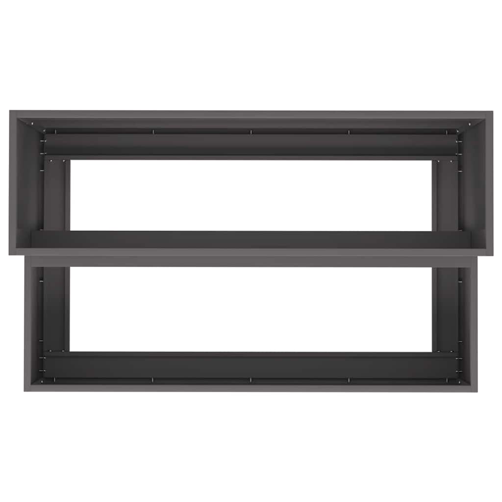 Have Blomsterkrukke Sort 100 x 60 x 45 cm Stål