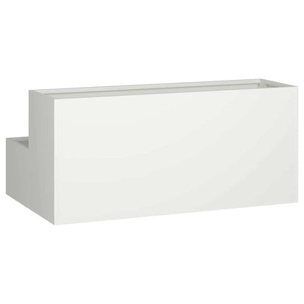 Have Blomsterkrukke Hvid 100 x 60 x 45 cm Koldvalset stål