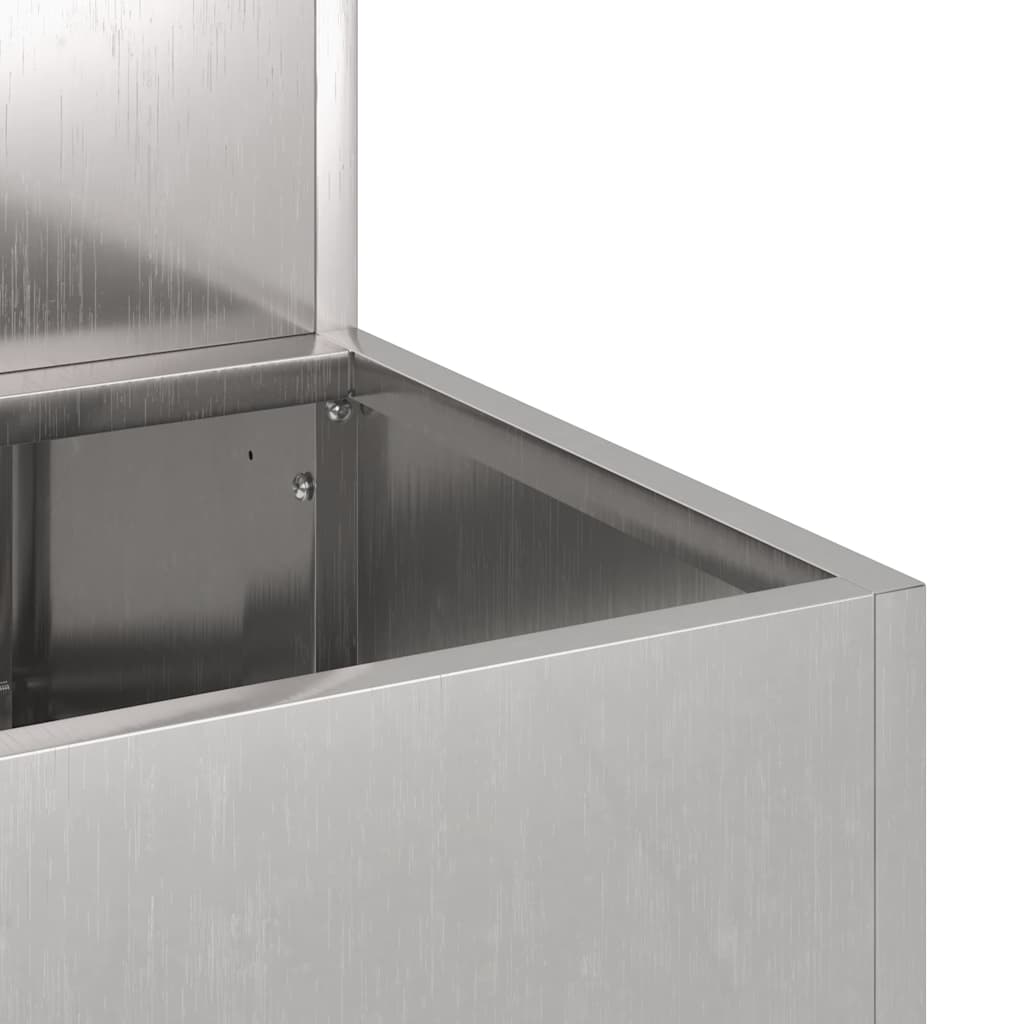 Have Blomsterkrukke Sølv 100 x 60 x 45 cm Rustfrit stål