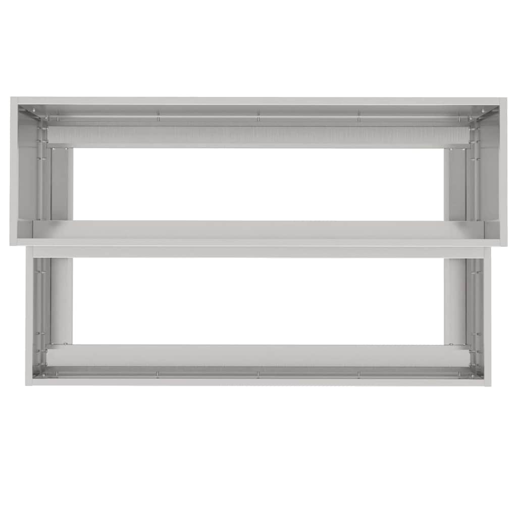 Have Blomsterkrukke Sølv 100 x 60 x 45 cm Rustfrit stål