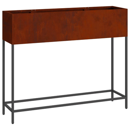 Hævet haveplante Rusten 100 x 26 x 82 cm Cortenstål