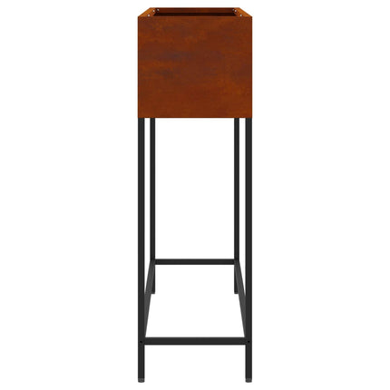 Hævet haveplante Rusten 100 x 26 x 82 cm Cortenstål