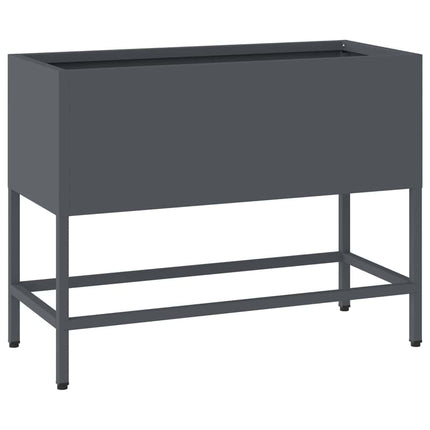 Hævet haveplante Antracit 60 x 26 x 45 cm Stål
