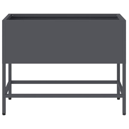 Hævet haveplante Antracit 60 x 26 x 45 cm Stål