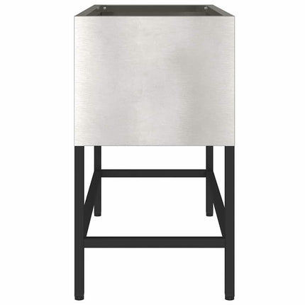 Hævet haveplante Sølv 60 x 26 x 45 cm Rustfrit stål