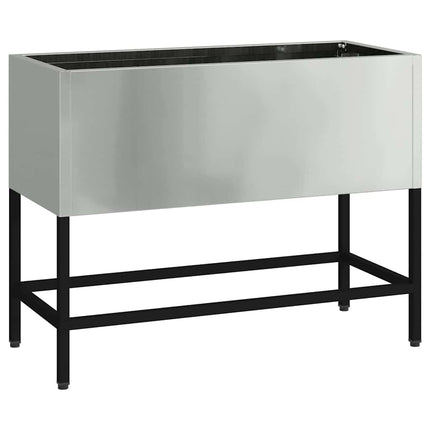 Hævet haveplante Sølv 60 x 26 x 45 cm Galvaniseret stål