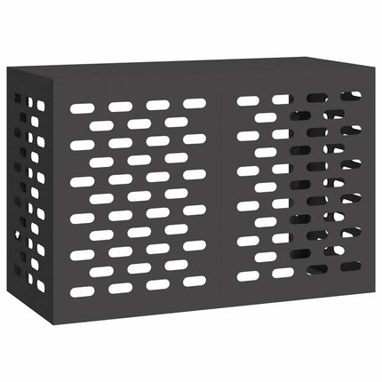 Air Conditioner Cover Sort 90 x 40 x 60 cm Stål