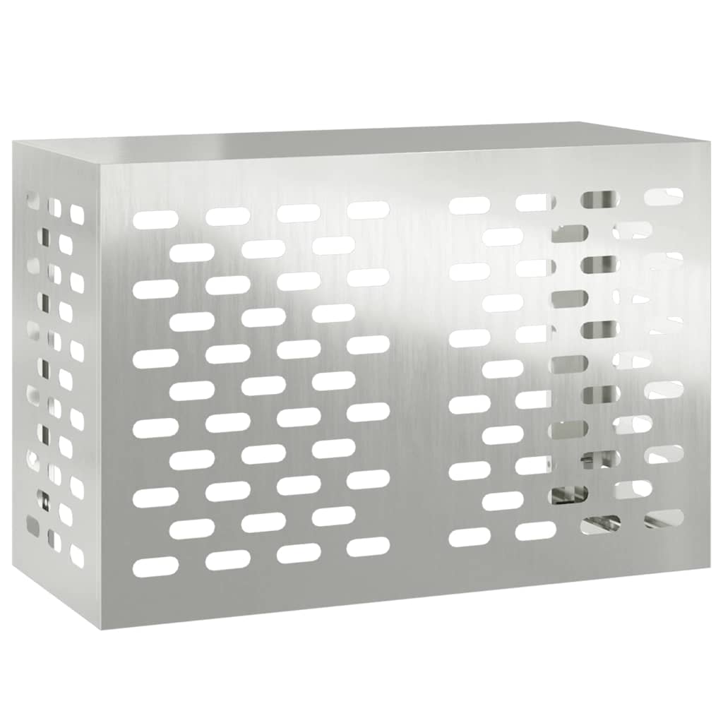 Air Conditioner Cover Sølv 90 x 40 x 60 cm Galvaniseret stål