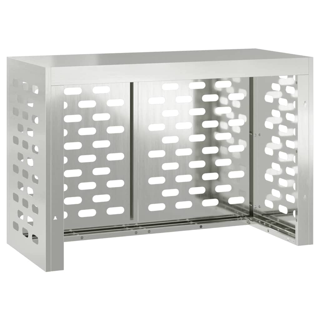 Air Conditioner Cover Sølv 90 x 40 x 60 cm Galvaniseret stål