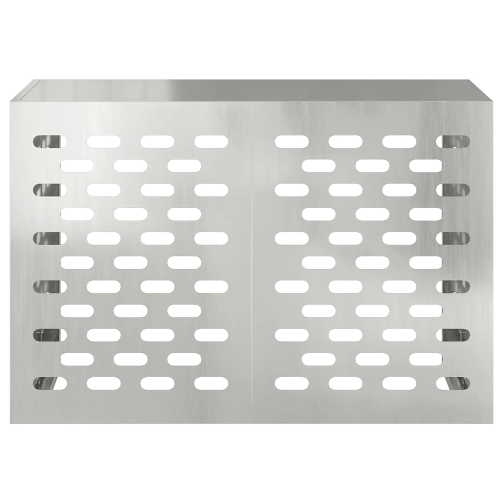 Air Conditioner Cover Sølv 90 x 40 x 60 cm Galvaniseret stål