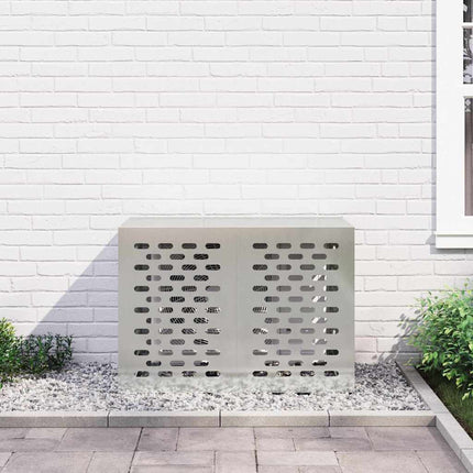 Air Conditioner Cover Sølv 100 x 50 x 70 cm Galvaniseret stål