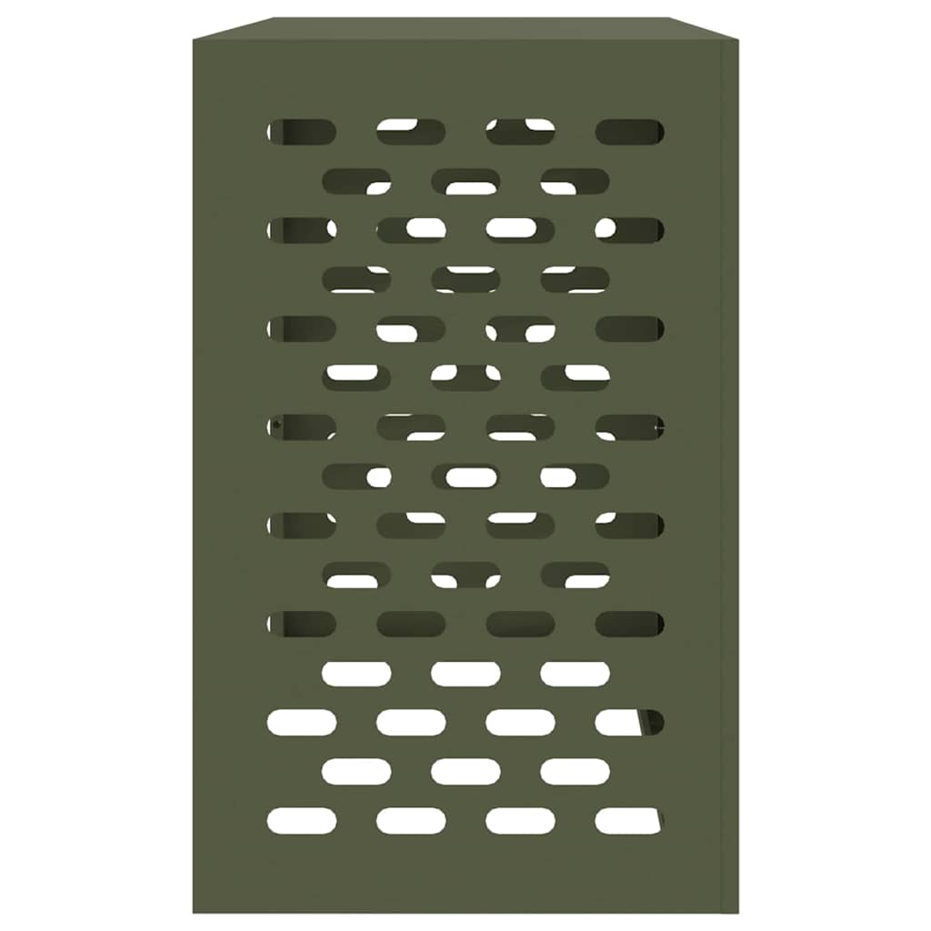 Air Conditioner Cover Olivengrøn 110 x 50 x 80 cm Stål