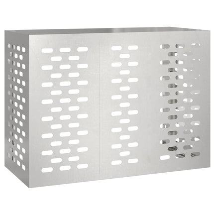 Air Conditioner Cover Sølv 110 x 50 x 80 cm Rustfrit stål