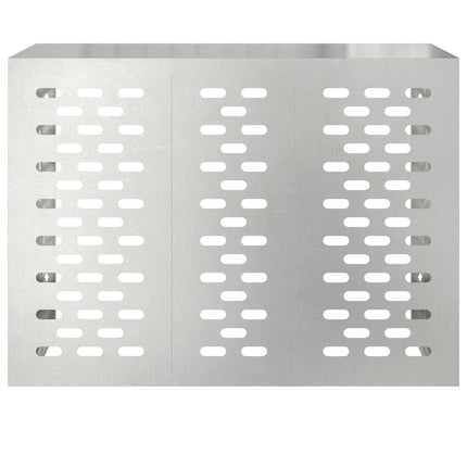 Air Conditioner Cover Sølv 110 x 50 x 80 cm Rustfrit stål