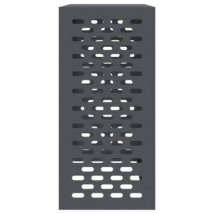 Air Conditioner Cover Antracit 110 x 50 x 105 cm Stål