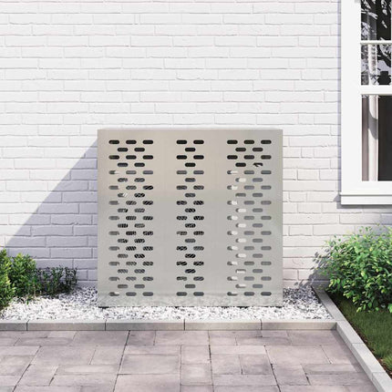 Air Conditioner Cover Sølv 110 x 50 x 105 cm Galvaniseret stål