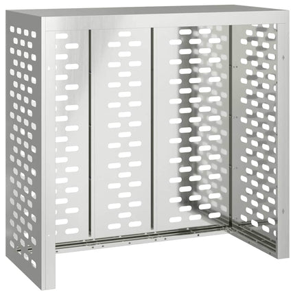 Air Conditioner Cover Sølv 110 x 50 x 105 cm Galvaniseret stål