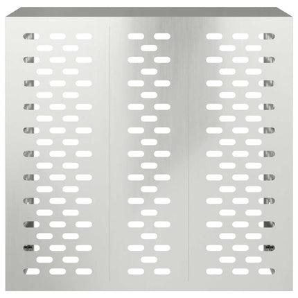 Air Conditioner Cover Sølv 110 x 50 x 105 cm Galvaniseret stål