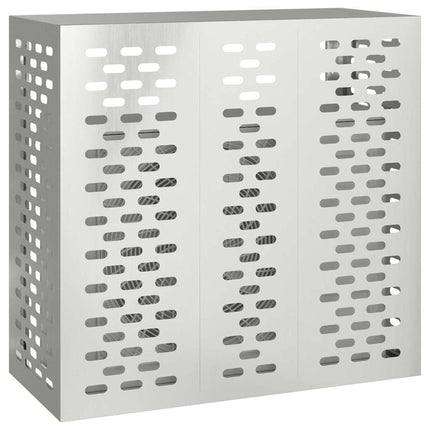 Air Conditioner Cover Sølv 110 x 50 x 105 cm Galvaniseret stål