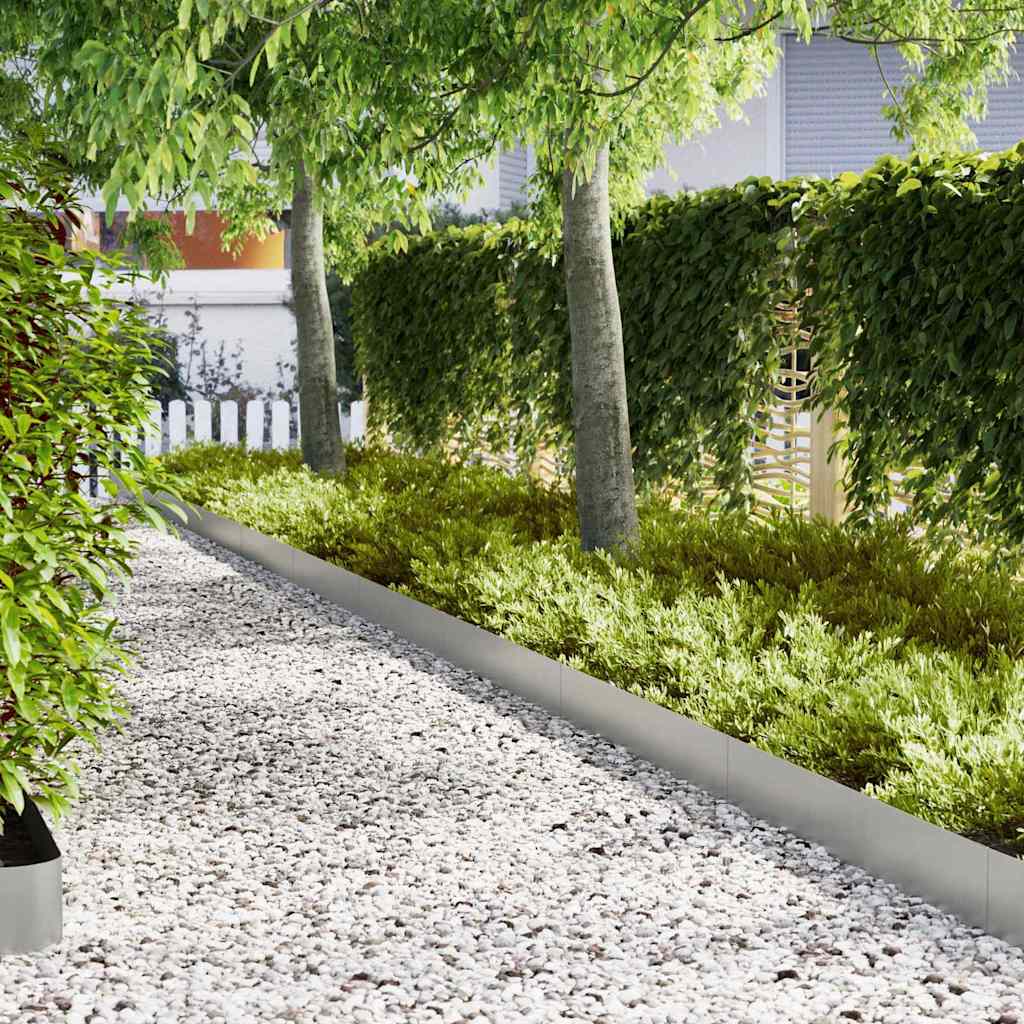 Plænekant 20 pcs Sølv 100 x 0.05 x 20 cm Galvaniseret stål
