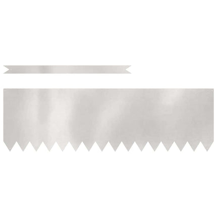 Plænekant 20 pcs Sølv 100 x 0,05 x 30 cm Rustfrit stål
