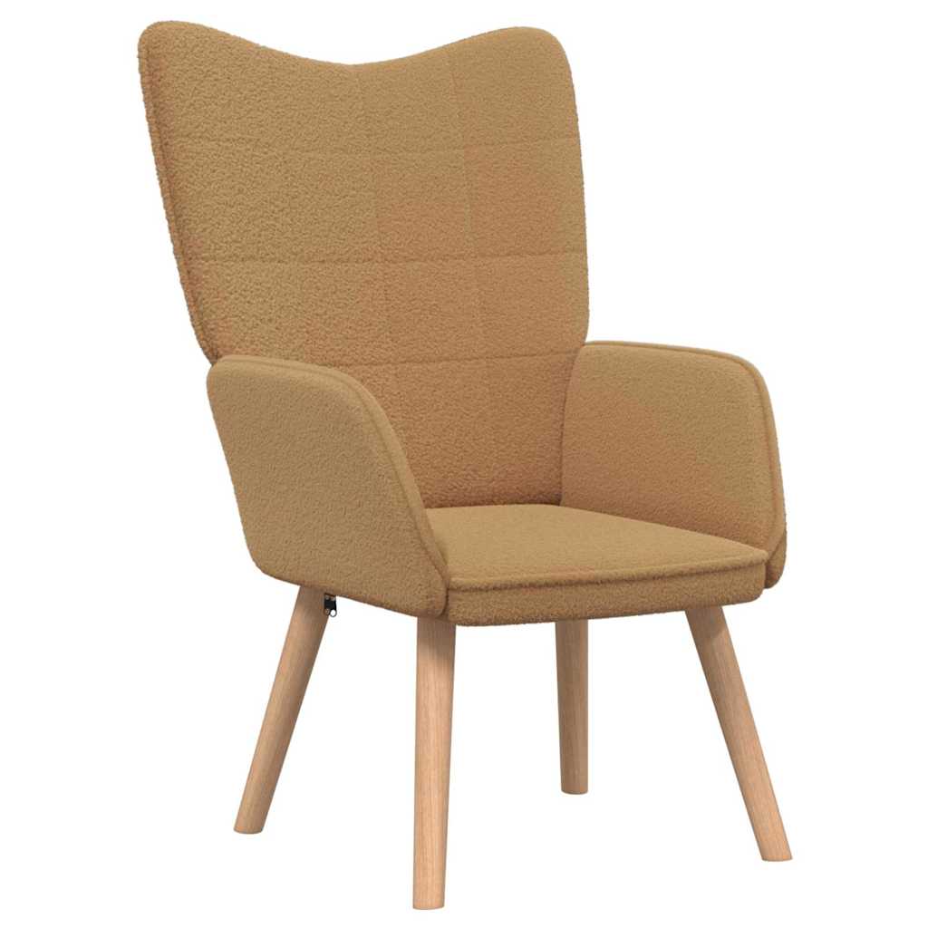 Afslappende stol Beige 62 x 67 x 95,5 cm Stof