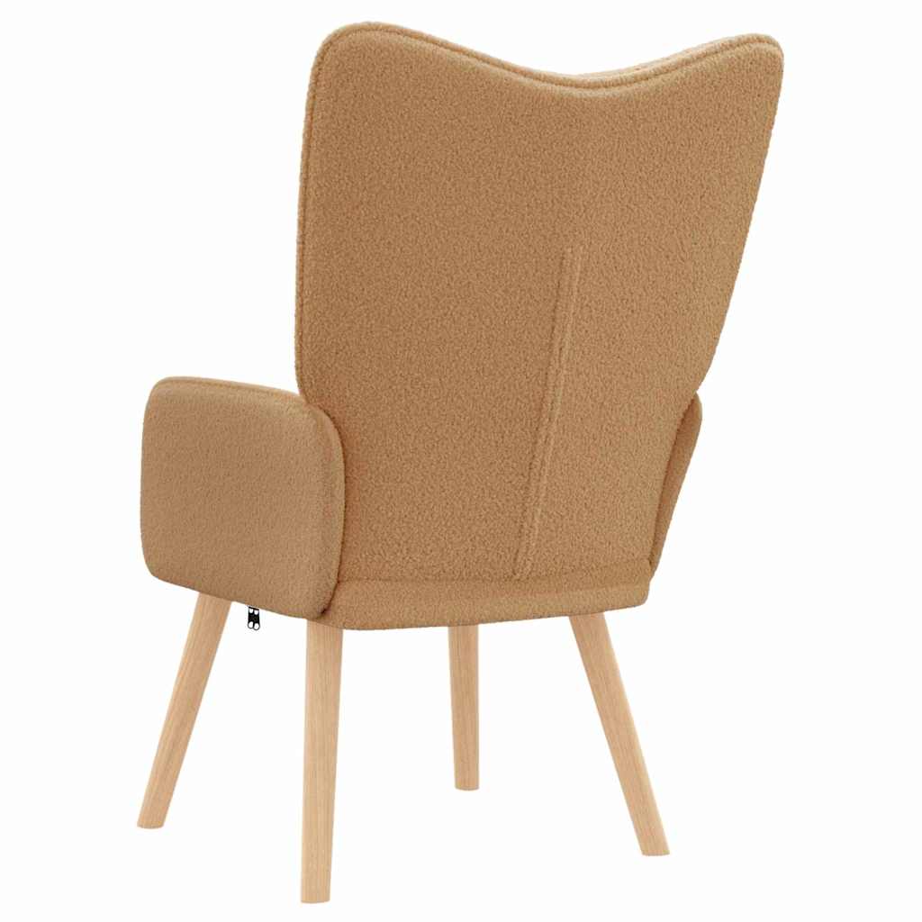 Afslappende stol Beige 62 x 67 x 95,5 cm Stof