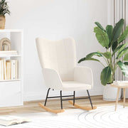 Afslappende stol Creme 61 x 78 x 98 cm Stof